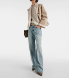 Brunello Cucinelli High-rise straight jeans