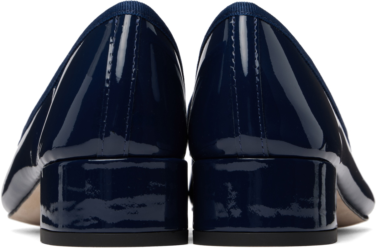 Repetto Navy Camille Heels