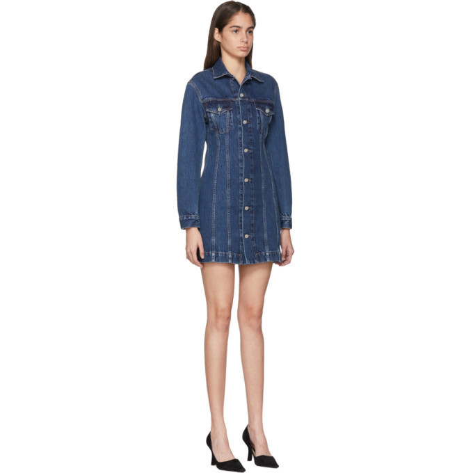 white christmas dresses Helmut Lang 1998 Archive White Denim Jacket—[M] – mahshu main image 0