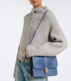 Khaite Blake suede crossbody bag