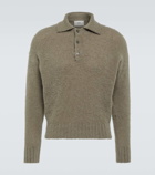 Ami Paris Hairy wool-blend polo sweater