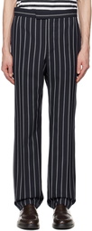 Thom Browne Navy Stripe Classic Trousers