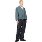 Kenzo Navy Kenzo Paris 'KENZO Tulip' Straight Fit Jeans