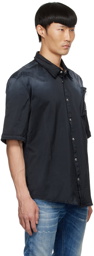 Diesel Black Cotton Shirt