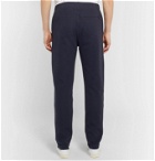 Hamilton and Hare - Navy Travel Tapered Cotton-Blend Trousers - Blue