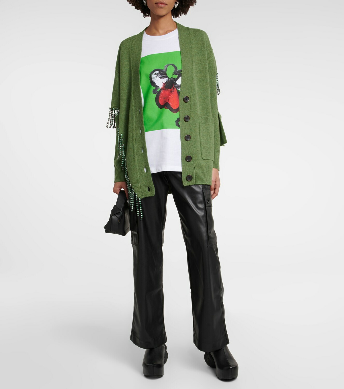 Christopher Kane - Printed cotton T-shirt