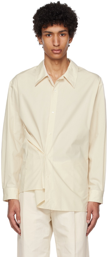 Photo: LEMAIRE Off-White Twisted Shirt