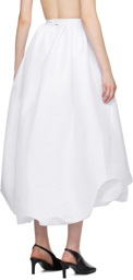 Kika Vargas SSENSE Exclusive White Nina Midi Skirt