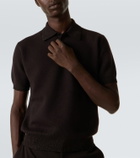 Gucci Interlocking G wool-blend polo shirt