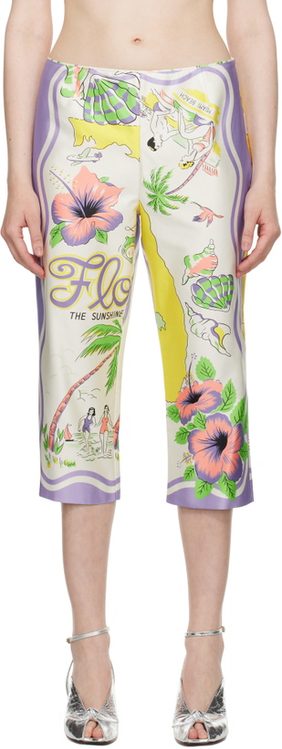 Photo: Anna Sui Multicolor Florida Capri Trousers