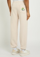 Malbon Grateful Dead Printed Cotton Sweatpants Beige