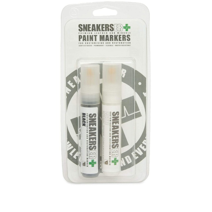 Photo: Sneakers ER Premium Sneaker Midsole Marker Paint Pen 2-Pack in Black/White 