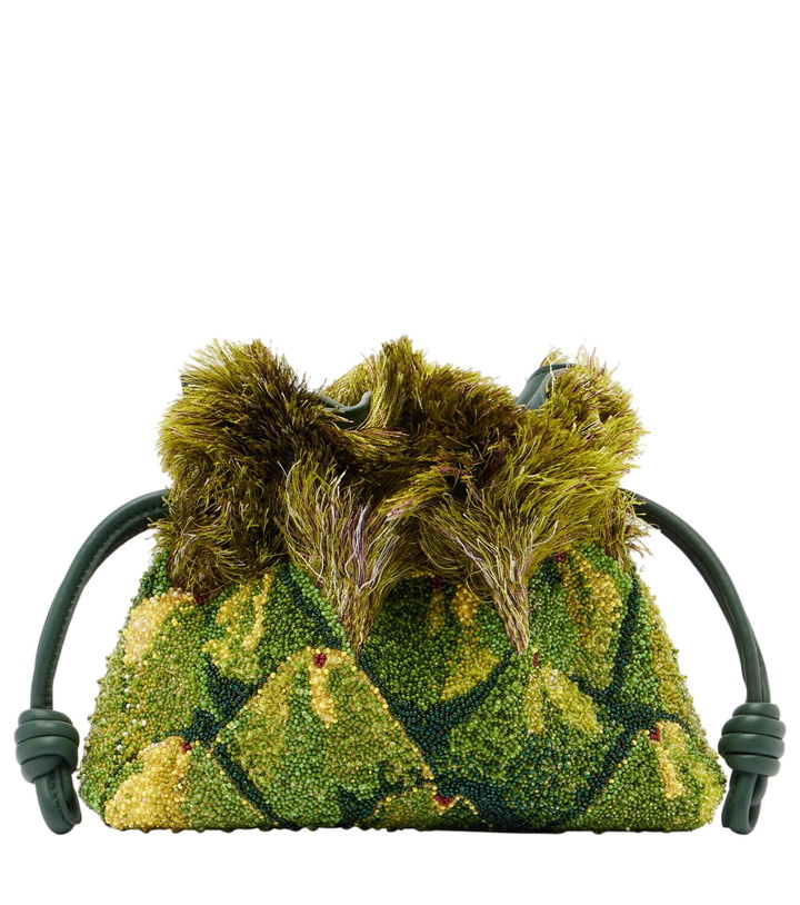 Photo: Loewe Paula's Ibiza Flamenco Mini beaded clutch