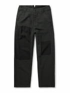 Visvim - Pastoral Straight-Leg Wool, Linen and Cotton-Blend Moleskin Trousers - Black