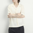 A Kind of Guise Men's Samata Vacation Shirt in Structured Natural Stripes