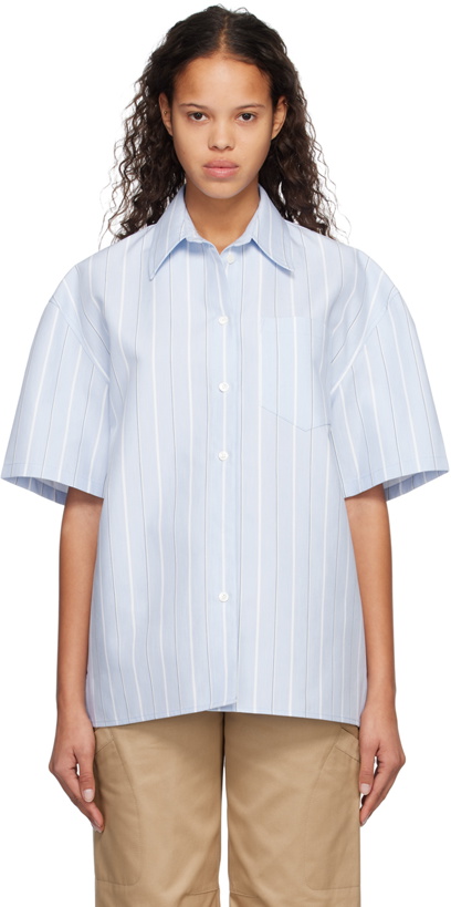 Photo: System Blue Striped Shirt