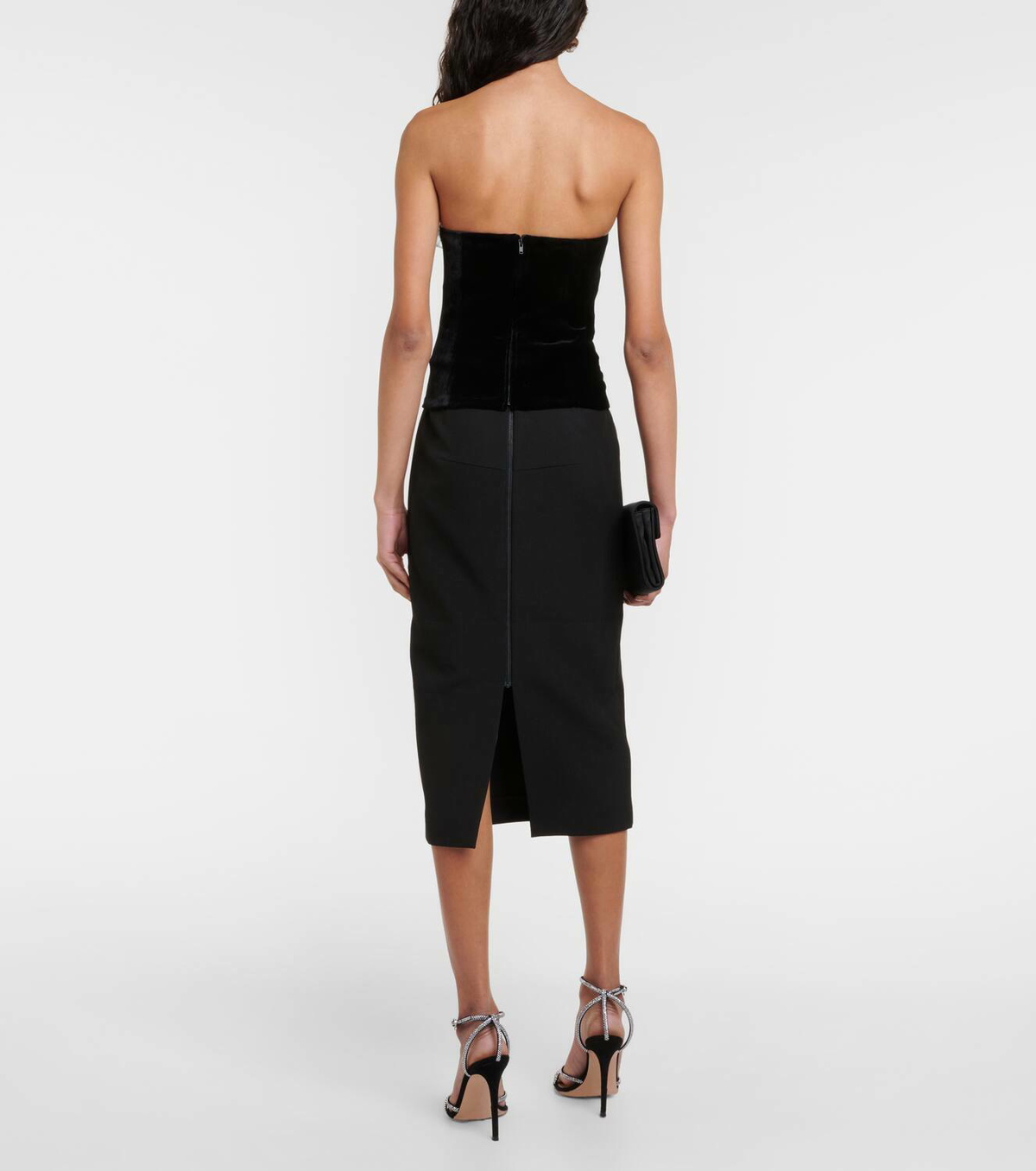 Roland Mouret Velvet bustier Roland Mouret