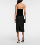 Roland Mouret Velvet bustier