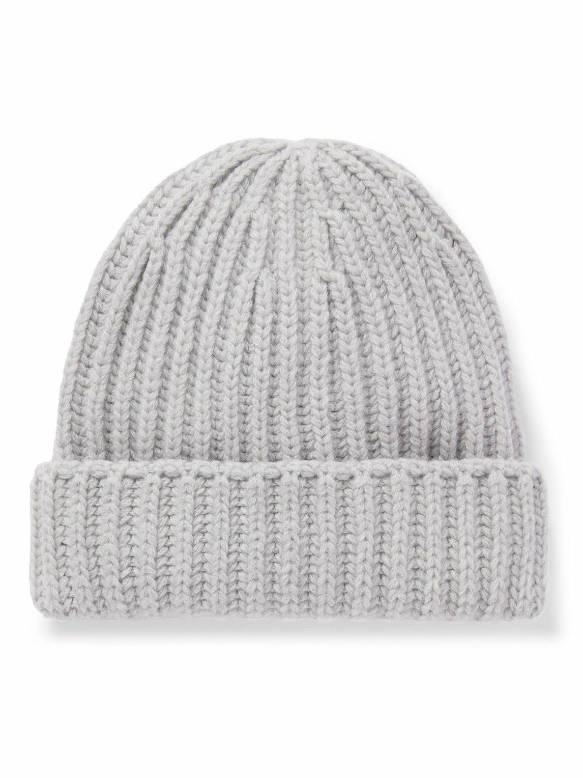 Stòffa - Ribbed Cashmere Beanie