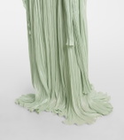 Marmar Halim Peplum ruched gown