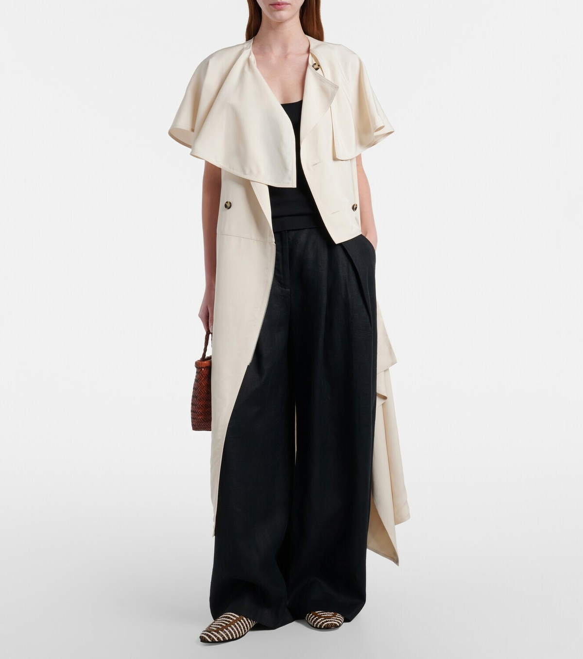 Veronica Beard Prilla woven leather loafers
