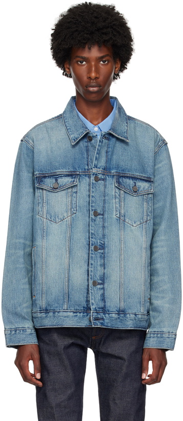 Photo: Calvin Klein Blue Elongated Denim Jacket