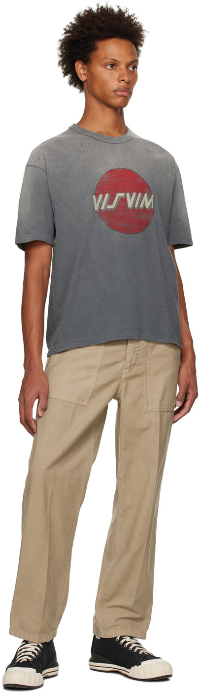 Visvim Gray Jumbo T-Shirt Visvim