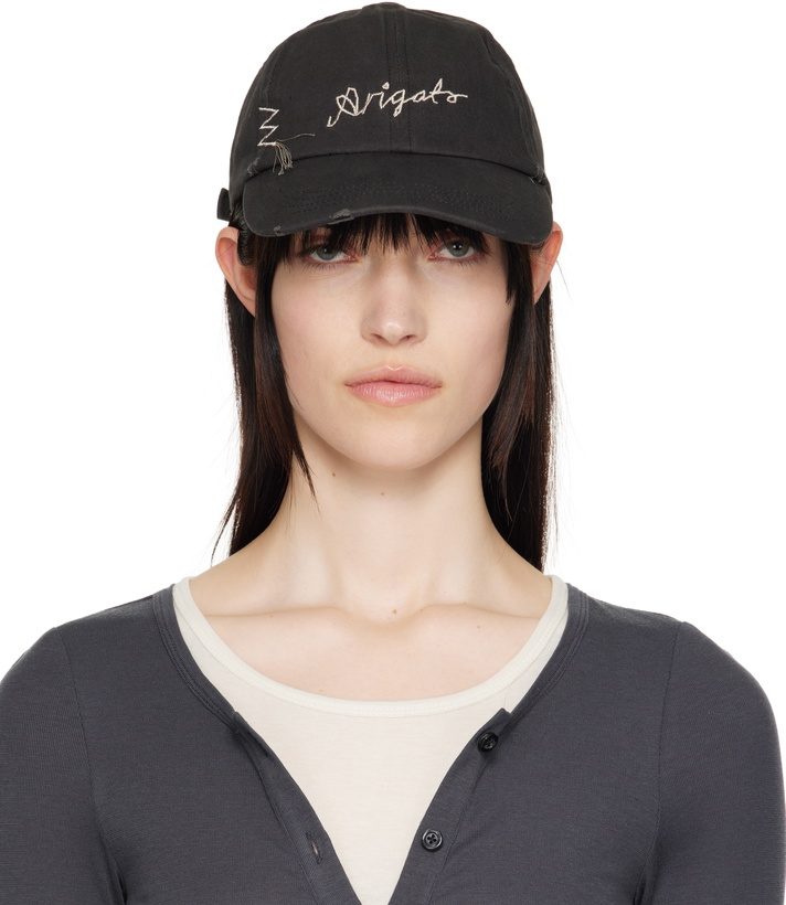 Photo: Axel Arigato Black Seam Distressed Cap