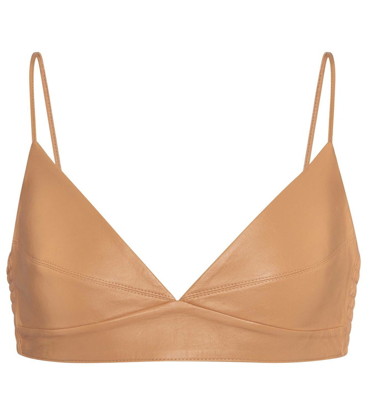 Photo: Zeynep Arçay Leather bralette