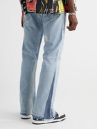 Gallery Dept. - Indiana Flare Slim-Fit Distressed Jeans - Blue