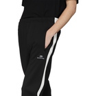 Balenciaga Black and White BB Lounge Pants