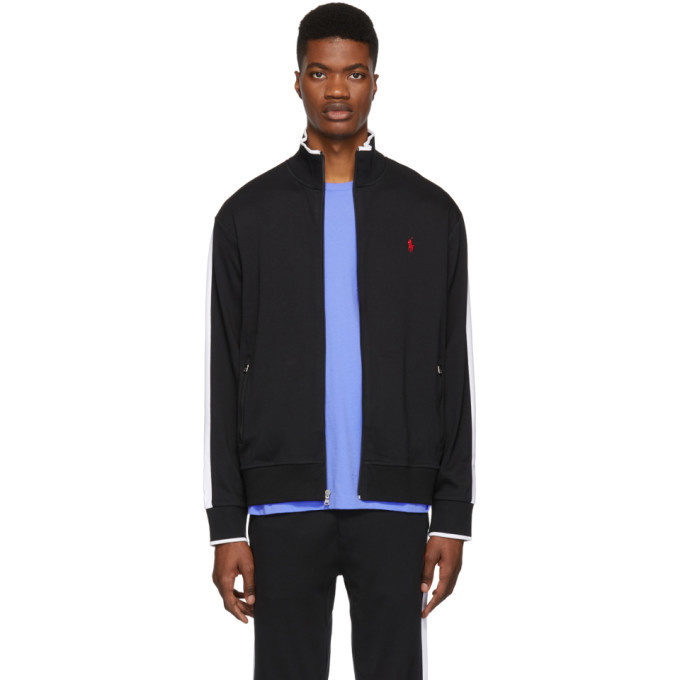 Photo: Polo Ralph Lauren Black Interlock Track Jacket