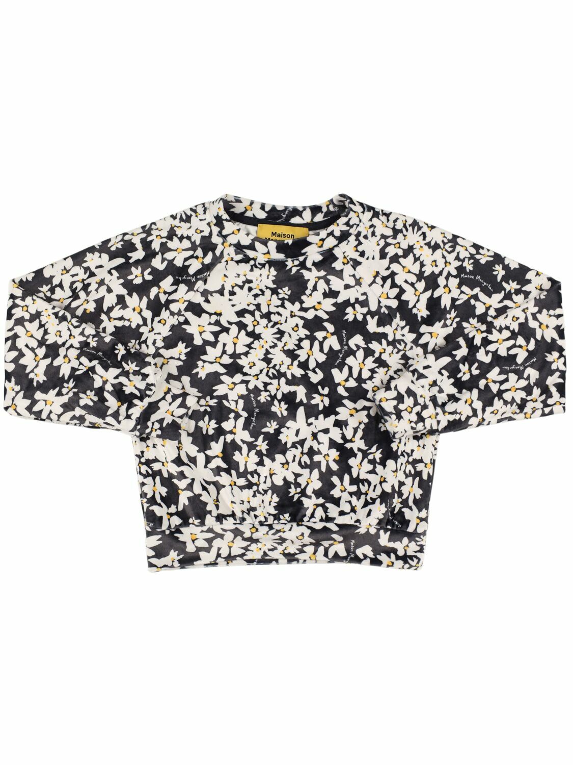 MAISON MANGOSTAN Printed Cotton Crewneck Sweatshirt