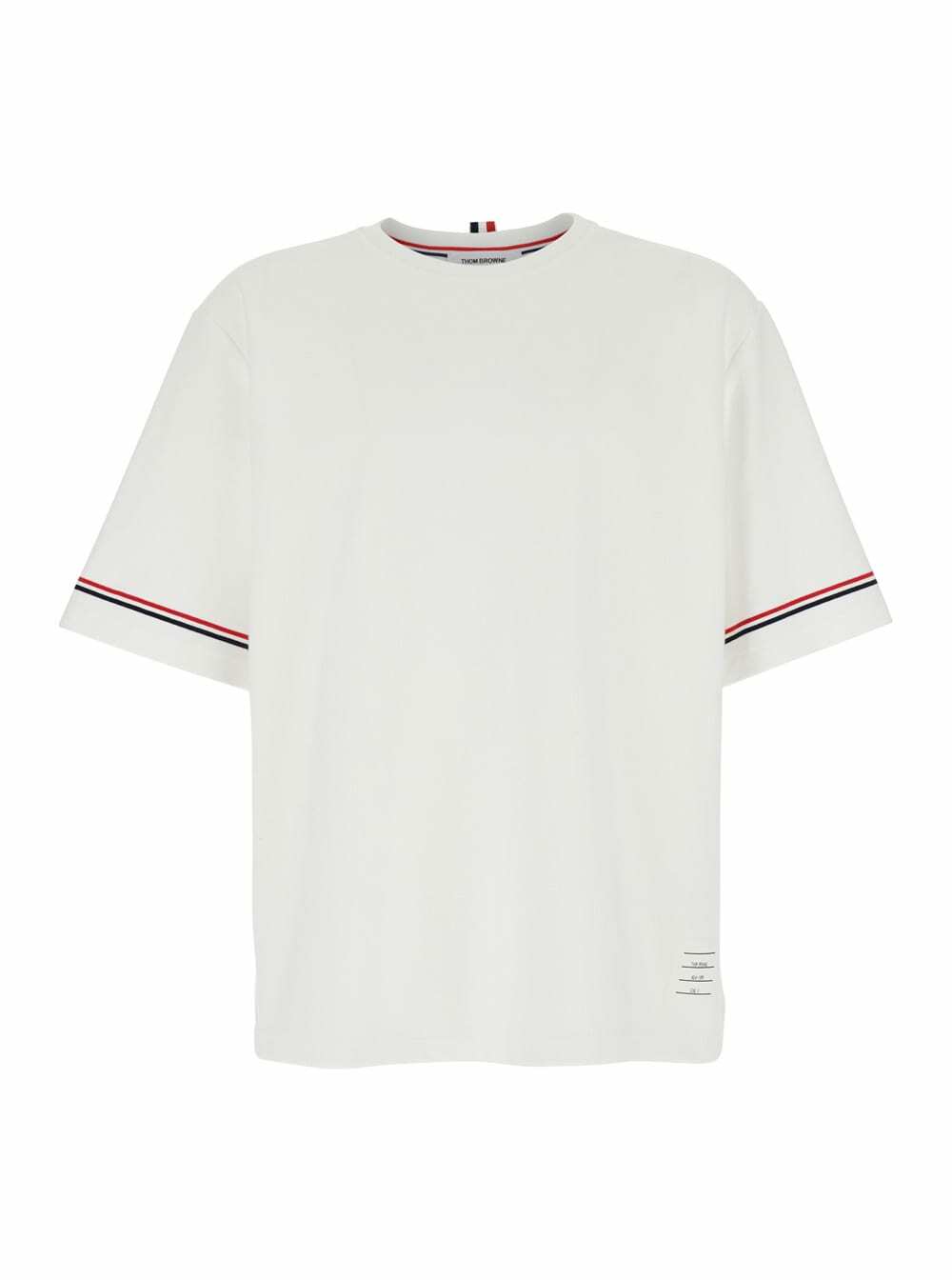 【関税込み】Thom Browne グレー ストライプ Tシャツ 三越伊勢丹 | THOM BROWNE/トムブラウン_men 通販 | グレー平織