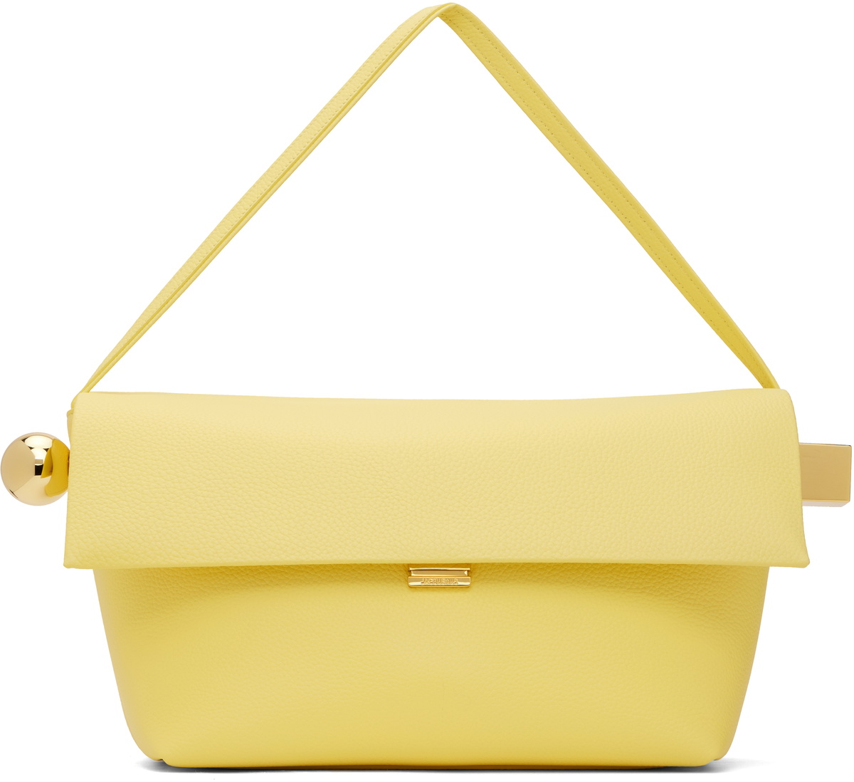 JACQUEMUS Yellow La Casa 'Le grand Rond Carré' Bag Jacquemus JACQUEMUS Yellow La Casa 'Le grand Rond Carré' Bag Jacquemus