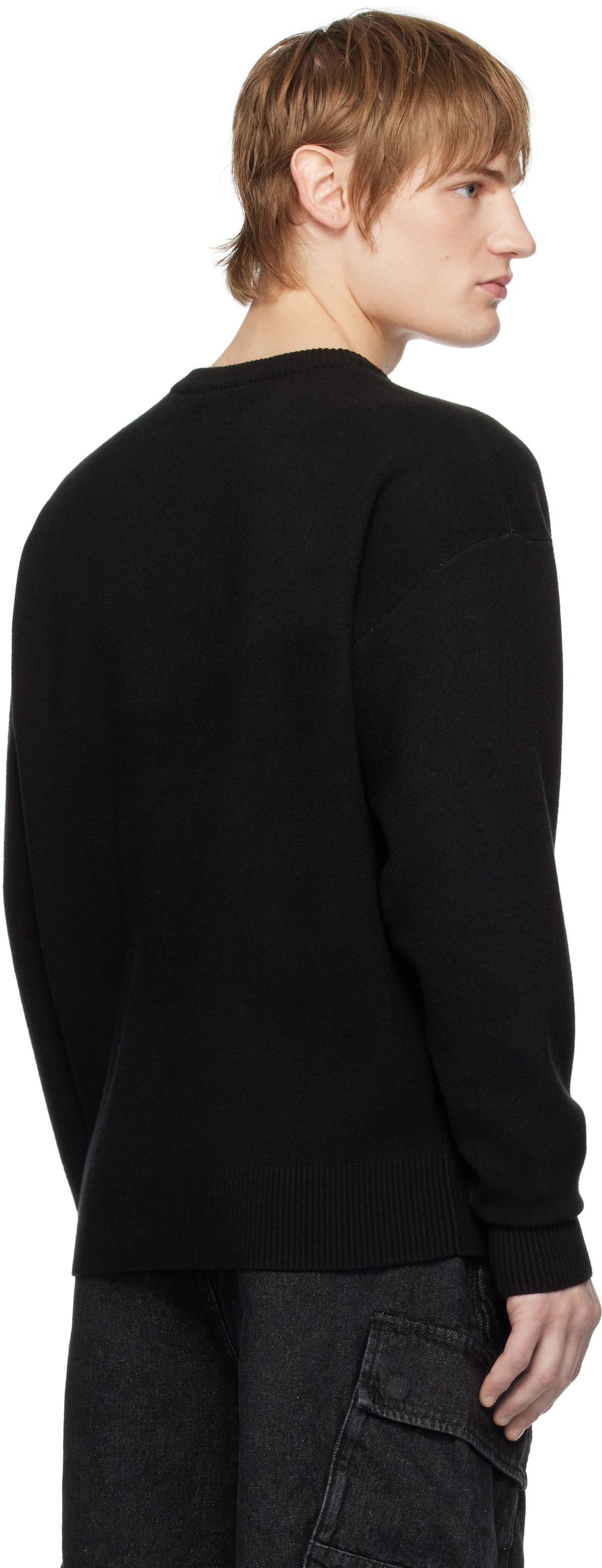 Izzue Black Bear Crewneck Sweater