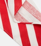 Posse Pamela striped linen head wrap