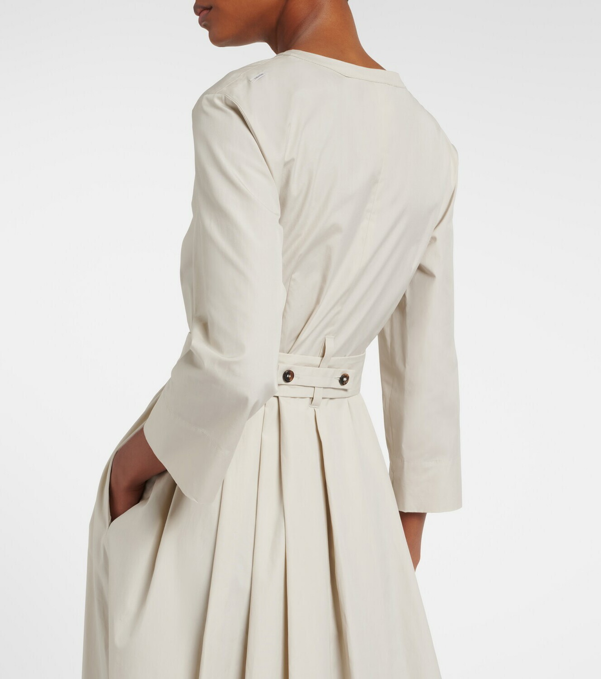 'S Max Mara Giorno belted cotton shirt dress