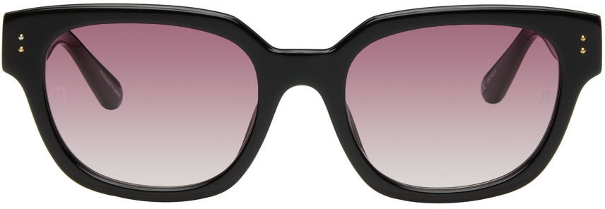Linda Farrow Black Deni Sunglasses