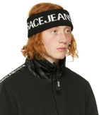 Versace Jeans Couture Black & White Logo Headband