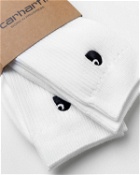 Carhartt Wip Madison Pack Socks White - Mens - Socks