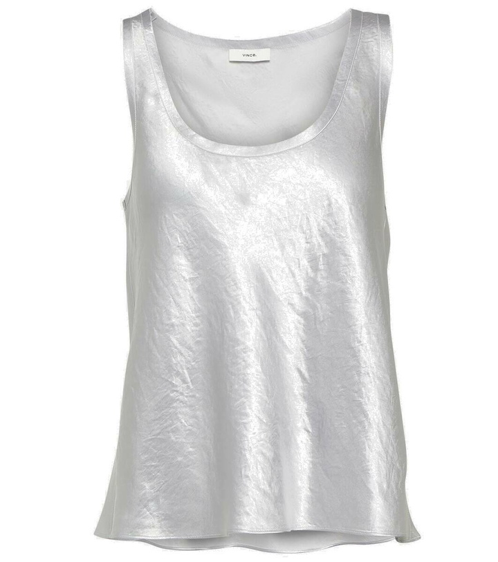 Photo: Vince Satin tank top