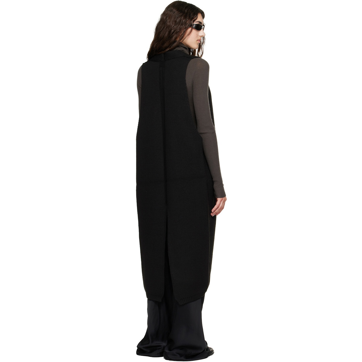 Rick Owens Black Tower Cyclops Vest