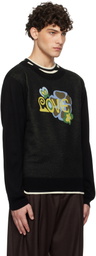 Anna Sui Black Knitwear 'Love' Sweater