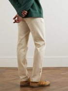 Norse Projects - Aros Slim-Fit Straight-Leg Cotton-Blend Twill Trousers - Neutrals