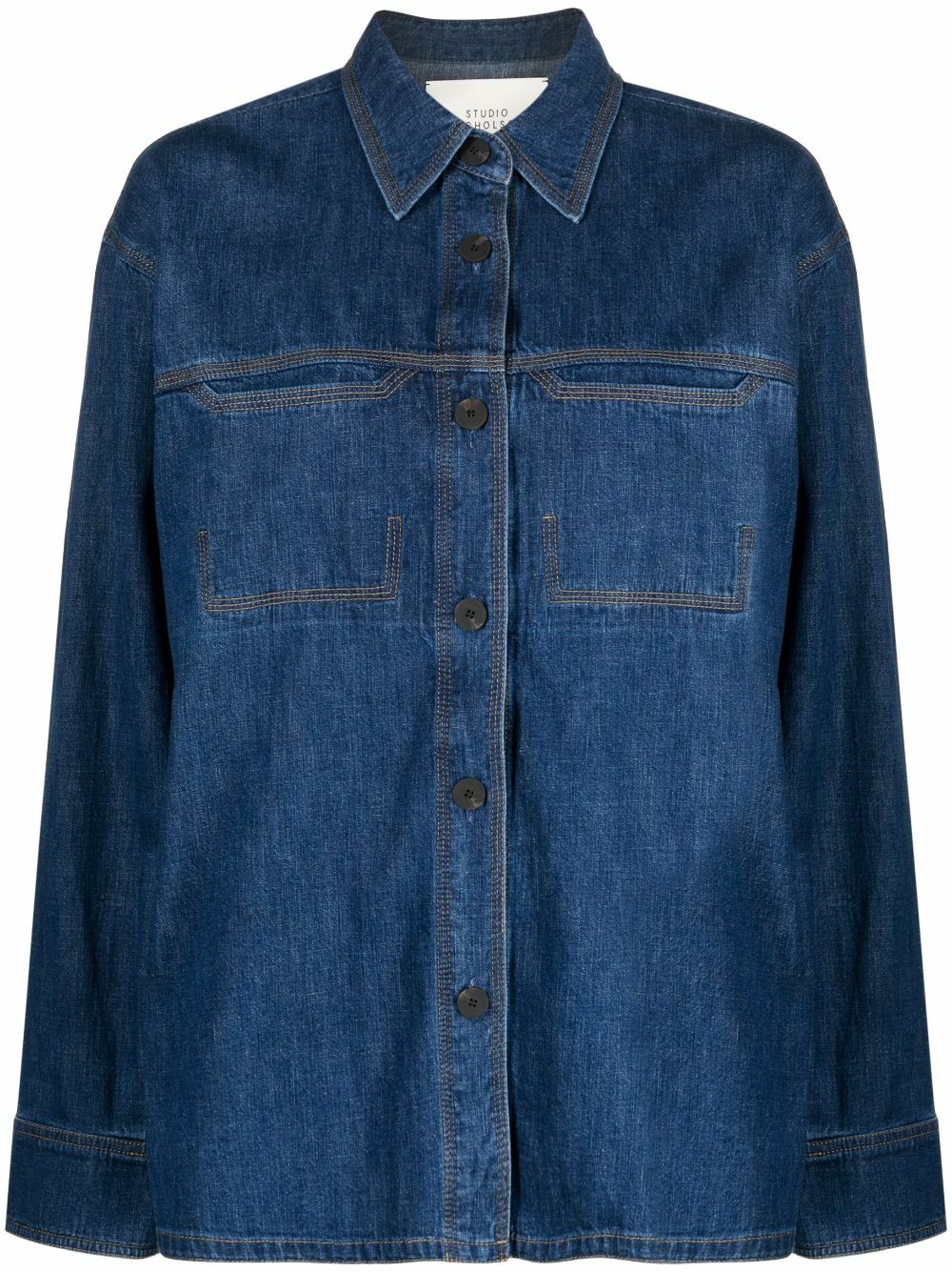 STUDIO NICHOLSON - Cotton Linen Blend Shirt Studio Nicholson