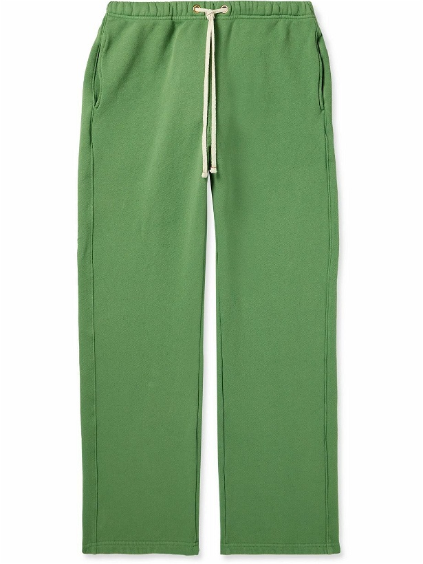 Photo: Les Tien - Cotton-Jersey Sweatpants - Green