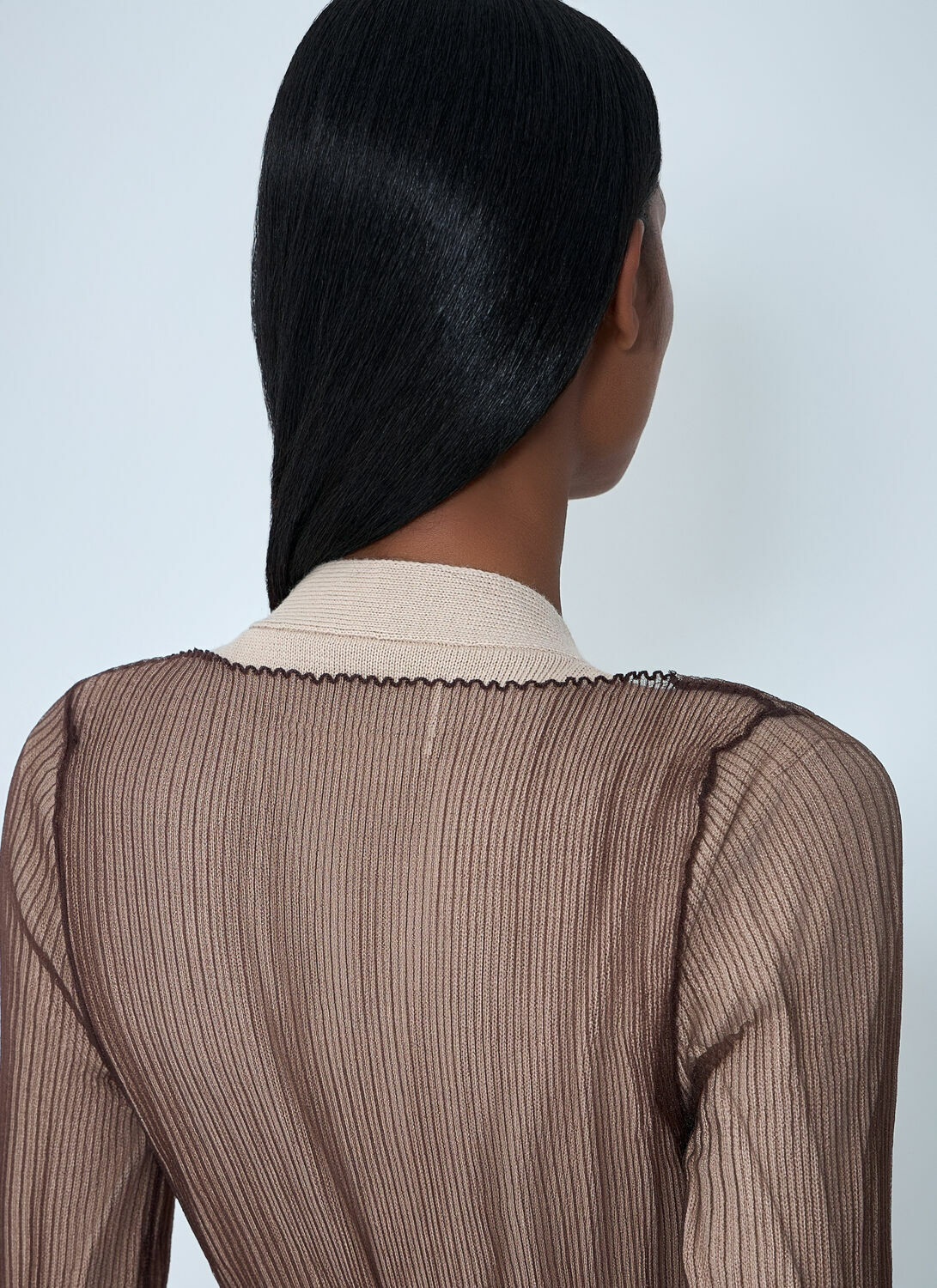 MM6 Maison Margiela Layered Cardigan Dress