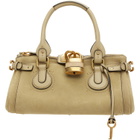 Chloé Beige Paddington Suede Bag