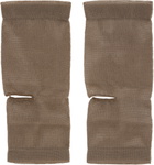 LEMAIRE Two-Pack Brown & Khaki Tulle Gaiter Socks